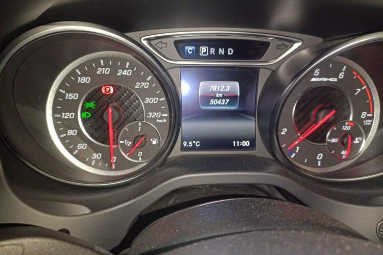 Used Mercedes-Benz CLA AMG 2017 Facelift AMG CLA 45 4MATIC Odometer Close Up