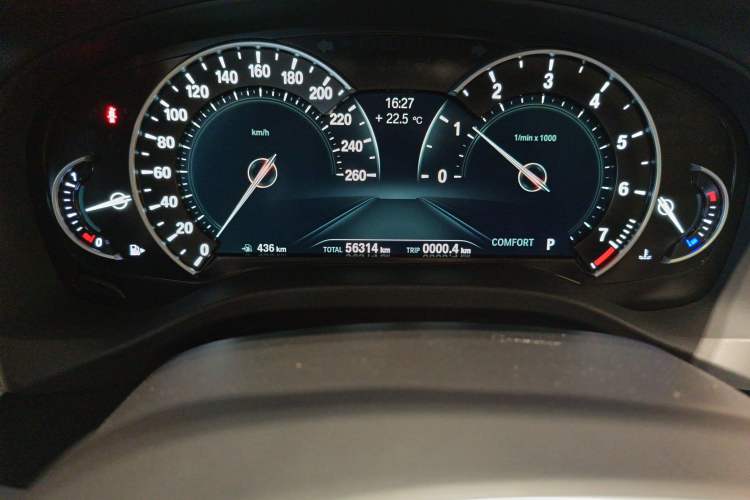 Used BMW X3 2018 xDrive25i M Sport Package China V Odometer Close Up