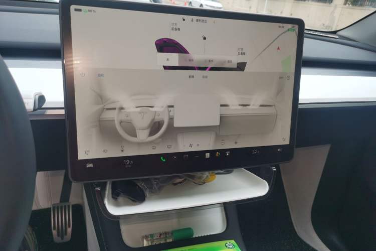 Used Tesla Model Y 2024 Rear-Wheel-Drive Version Audio And AC Panel