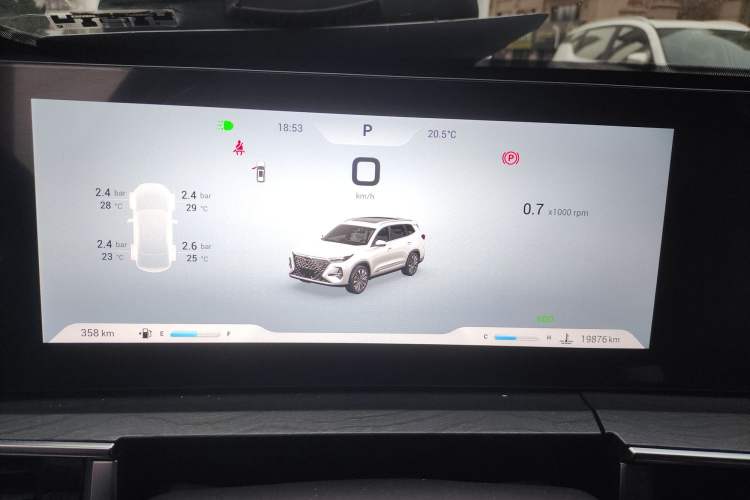 Used Chery Tiggo 8 PRO 2025 290T Two-Wheel-Drive Luxury Edition Instrument Cluster