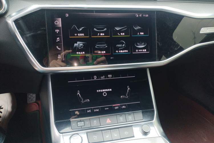 Used Audi A6L 2020 40 TFSI Luxury Dynamic Edition Audio And AC Panel