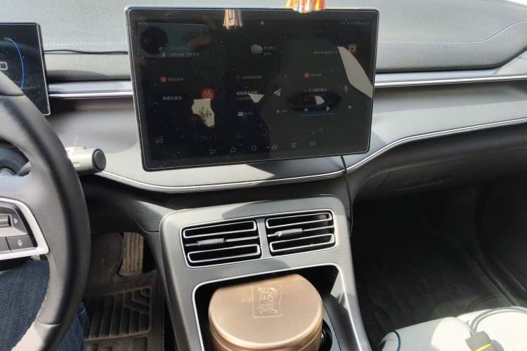 Used BYD Destroyer 05 2024 HONOR Edition DM-i 55KM Luxury Model Audio And AC Panel