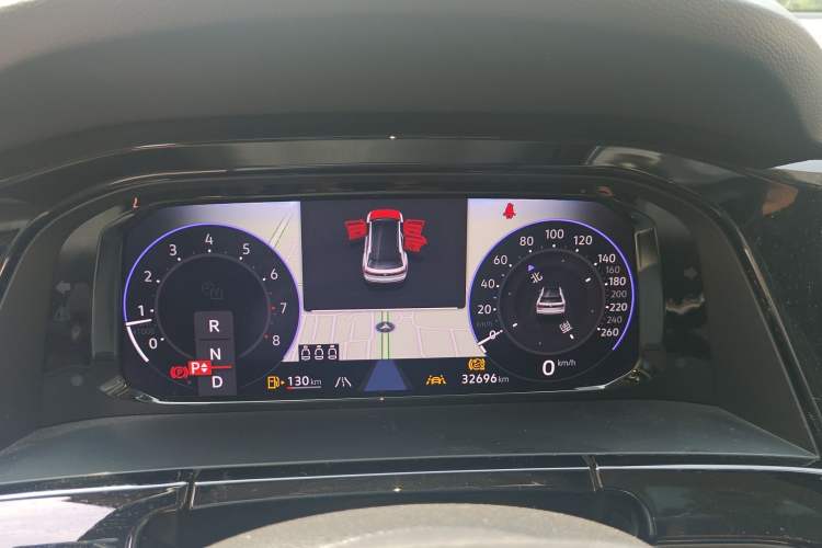 Used Volkswagen Teramont X 2024 380TSI Four-Wheel Drive Prestige Luxury Edition Odometer Close Up