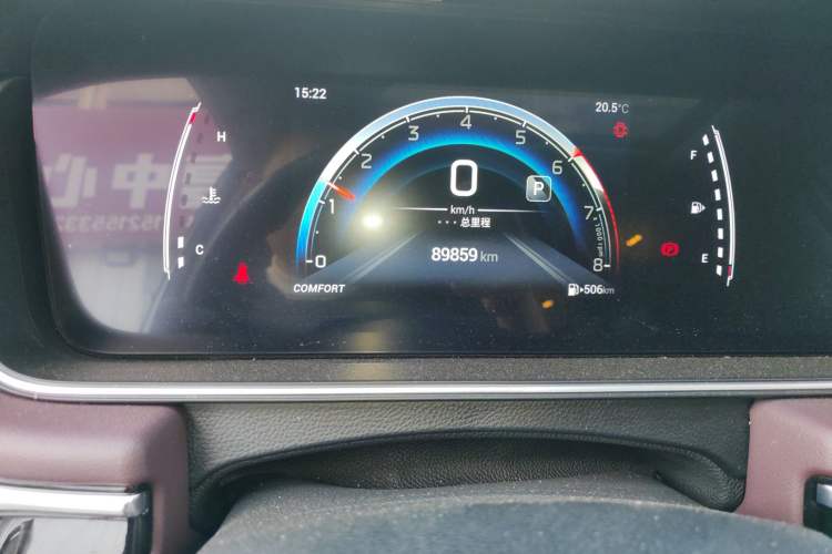 Used GAC Trumpchi M6 2021 PRO 270T DCT Luxury Edition Odometer Close Up