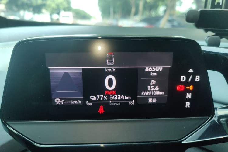 Used Volkswagen ID.4 X 2023 Smart Enjoyment Long-Range Version Odometer Close Up