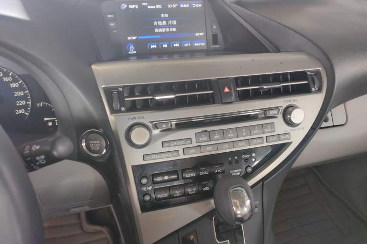 Used Lexus RX Classic 2011 270 Elegant Edition Audio And AC Panel