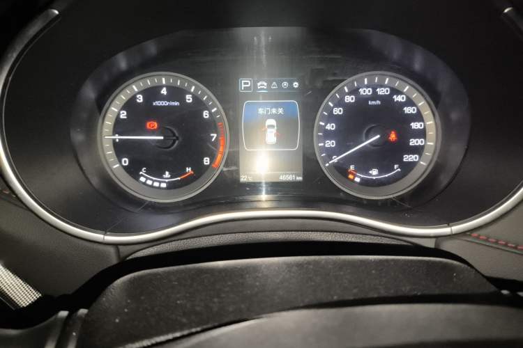 Used CHANGAN CS55 2017 1.5T Automatic Xuan Dong Model Odometer Close Up