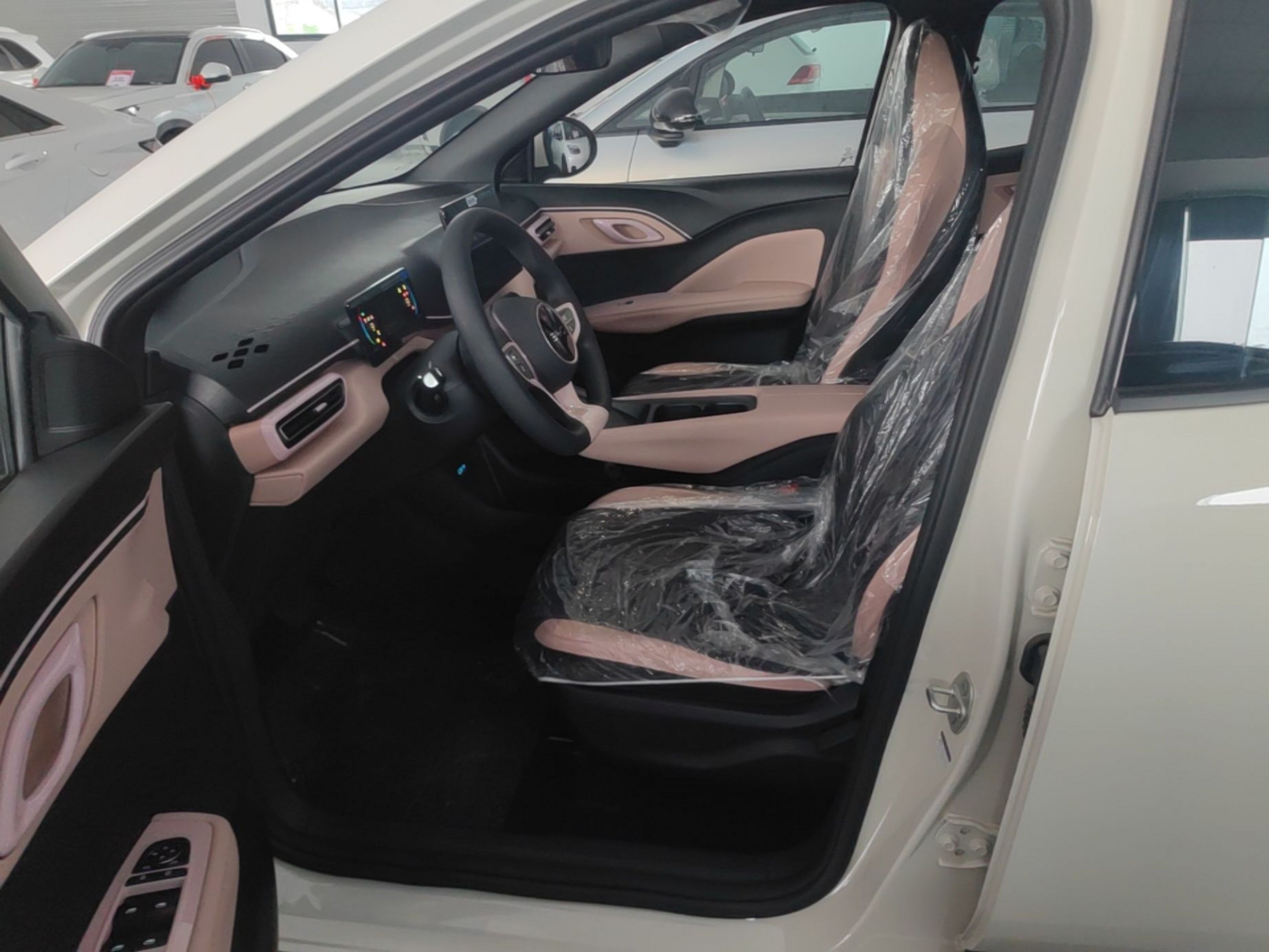 Vordere Reihe im Auto