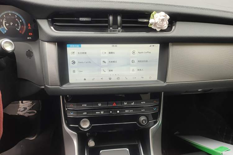 Used Jaguar XFL 2020 XFL 2.0T P200 Two-Wheel-Drive Elite Edition Audio And AC Panel