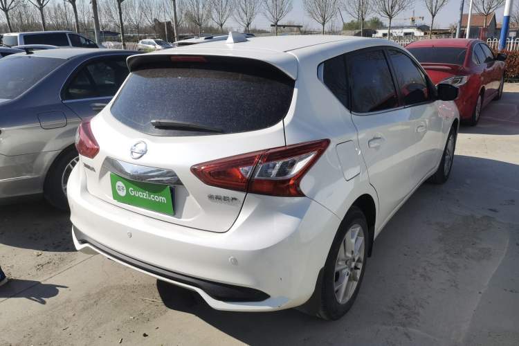 Used Nissan Tiida 2021 1.6L CVT Cool Edition Rear Right 45 Deg