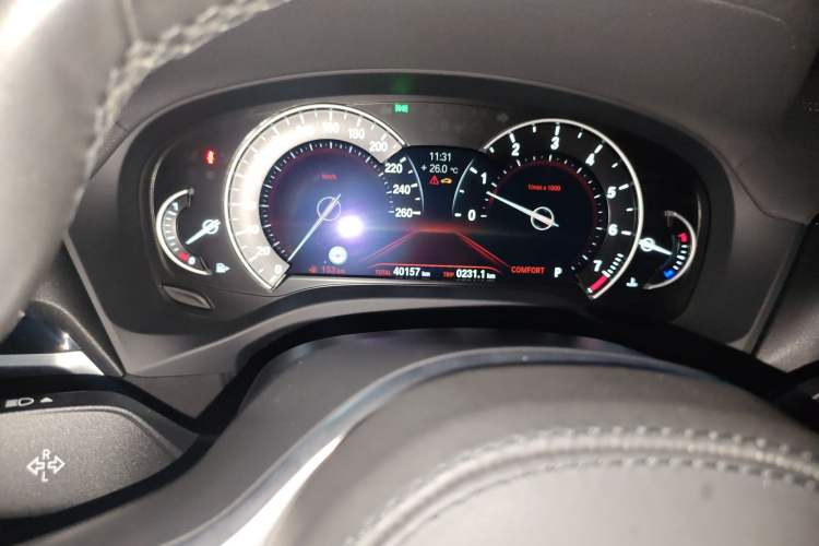 Used BMW X3 2018 xDrive25i M Sport Package China VI Odometer Close Up