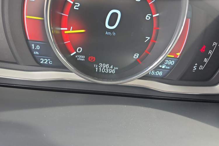 Used Volvo S60 2016 S60L T5 Intelligent Drive Edition Odometer Close Up