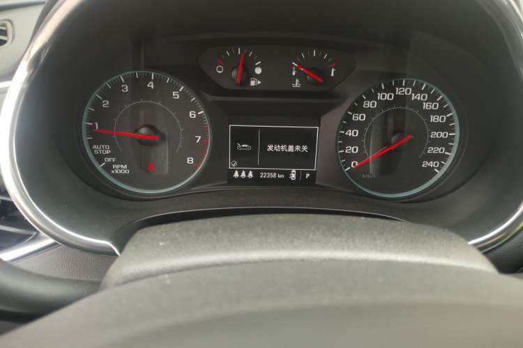 Used Chevrolet Malibu XL 2022 535T Automatic Sport Edition Odometer Close Up