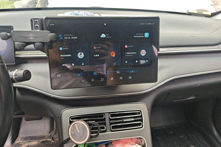 Used BYD Destroyer 05 2022 DM-i 55KM Prestige Model Audio And AC Panel