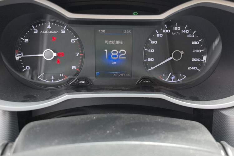 Used Geely Auto Emgrand GS 2018 Lingchao Edition 1.4T Automatic ZhenShang Smart Connectivity Model Odometer Close Up