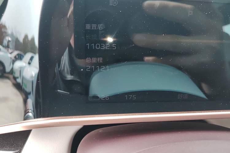 Used Hongqi EH7 2024 690 Pro Odometer Close Up