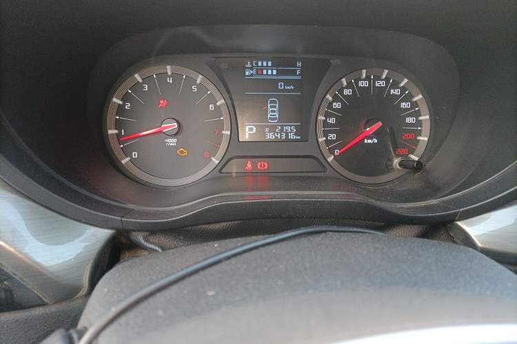 Used GAC Trumpchi GA6 2016 235T DCT Comfort Edition Odometer Close Up