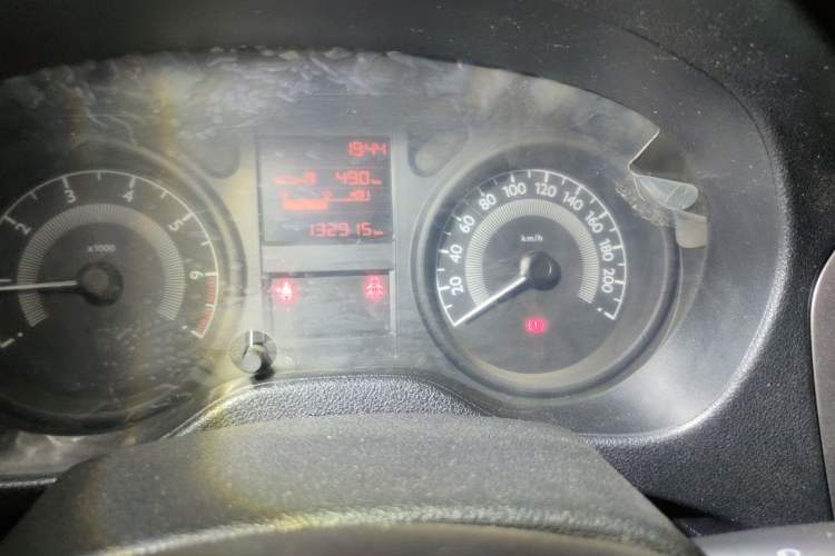 Used Peugeot 301 2016 1.6L Manual Comfort Edition Odometer Close Up