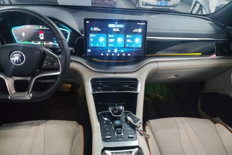 Used BYD Song PLUS New Energy 2021 DM-i 51KM Prestige Model Audio And AC Panel