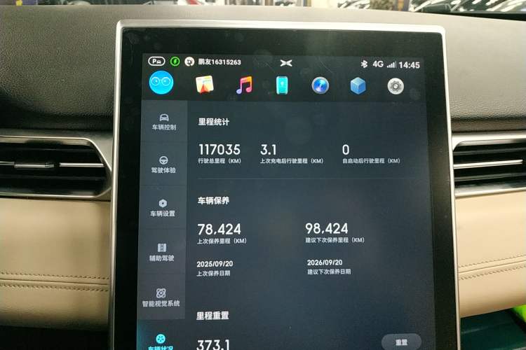 Used XPeng G3 2019 Enjoy Edition Instrument Cluster