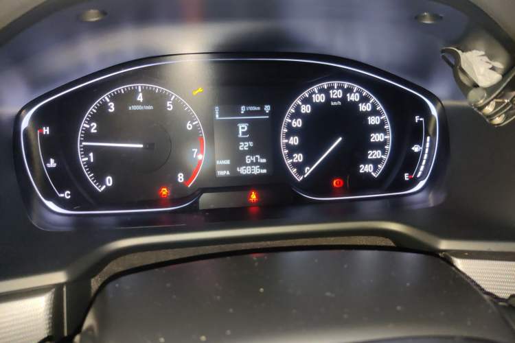 Used Honda Accord 2021 260TURBO Luxury Starry Sky Limited Edition Odometer Close Up