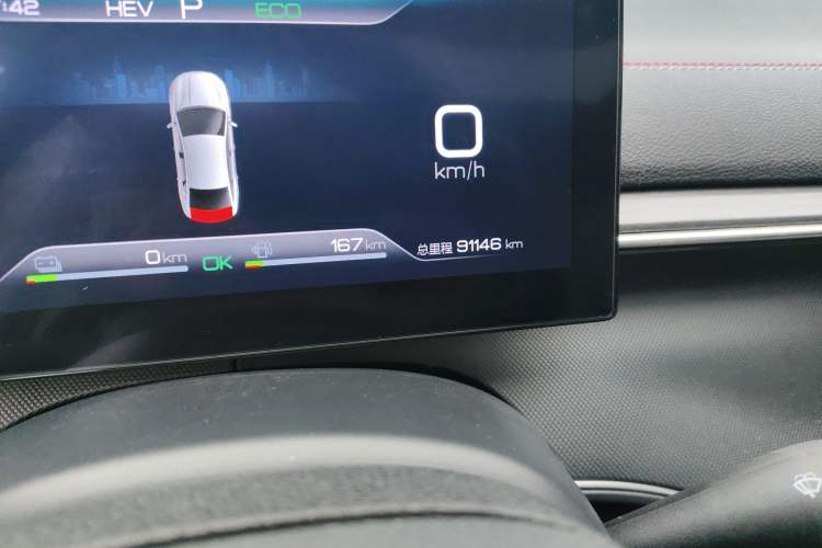 Used BYD Destroyer 05 2022 DM-i 120KM Prestige Model Odometer Close Up