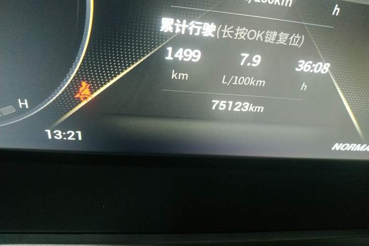 Used GAC Trumpchi GS4 2022 270T Automatic Smart Drive Technology Edition Odometer Close Up