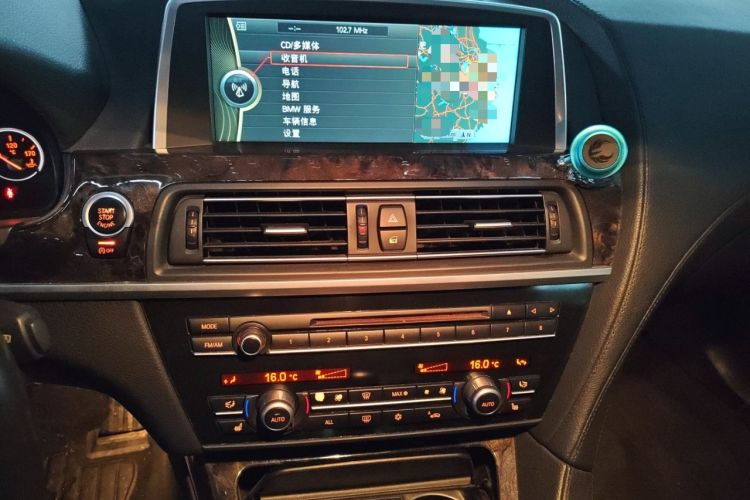 Used BMW 6 Series 2012 640i Gran Coupe Audio And AC Panel