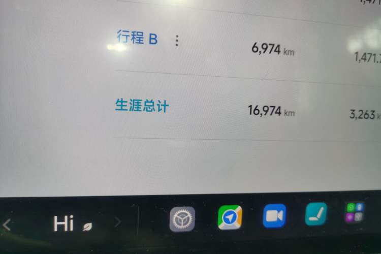 Used Xiaomi Auto SU7 2024 Four-Wheel-Drive Max Founder's Edition Odometer Close Up