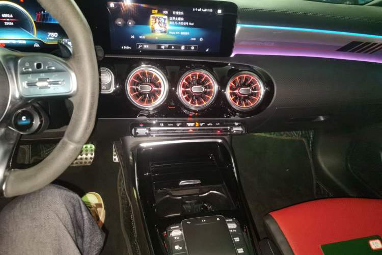 Used Mercedes-Benz CLA AMG 2022 AMG CLA 45 S 4MATIC+ 55th Anniversary Edition Audio And AC Panel