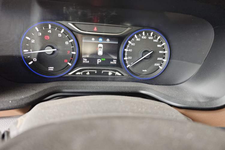 Used GAC Trumpchi GS3 2017 200T Automatic Luxury Edition Odometer Close Up