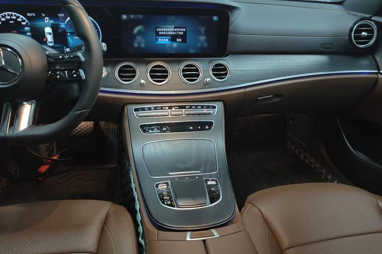 Used Mercedes-Benz E-Class 2021 E 300 L Sporty and Stylish Model Audio And AC Panel