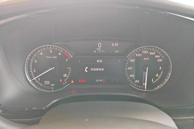 Used Cadillac XT6 2022 2.0T 7-Seater Two-Wheel Drive Luxury Version Instrument Cluster