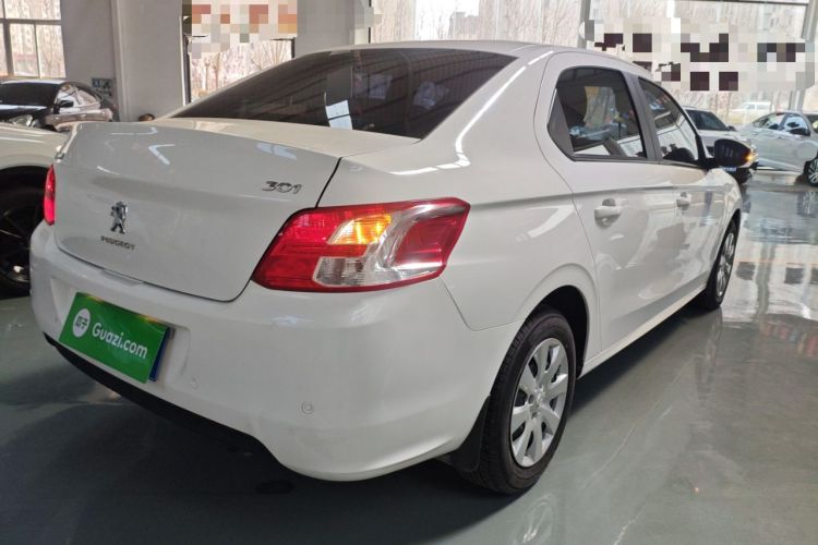 Used Peugeot 301 2016 1.6L Manual Comfort Edition Rear Right 45 Deg