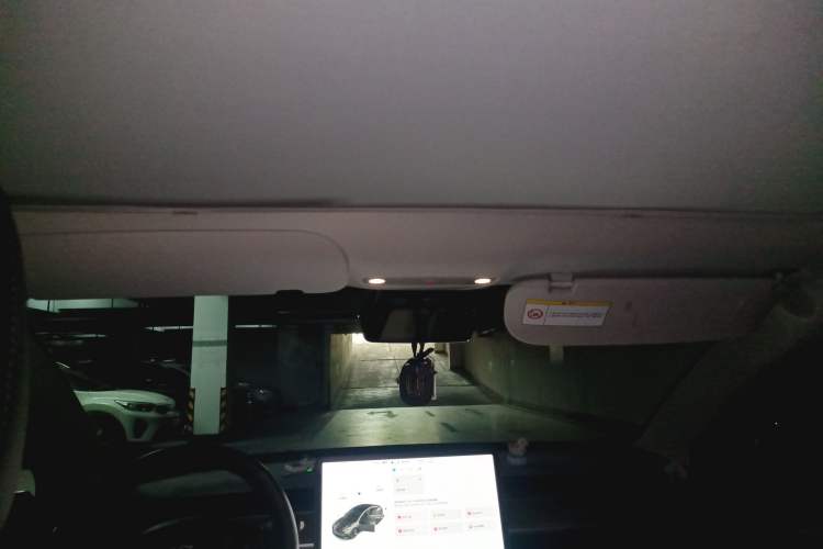 Used Tesla Model 3 2021 Standard Range Rear-Wheel Drive Upgraded Version 3D6 Headliner