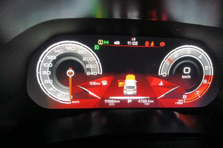 Used Haval F5 2019 National Trend Edition 1.5T i-Trend China VI Standard Instrument Cluster