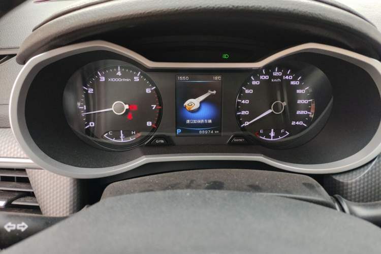 Used Geely Auto Emgrand GS 2016 Sport Edition 1.3T Automatic ZhenShang Model Odometer Close Up