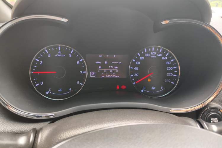 Used Kia K3 2013 1.6L Automatic Premium Odometer Close Up