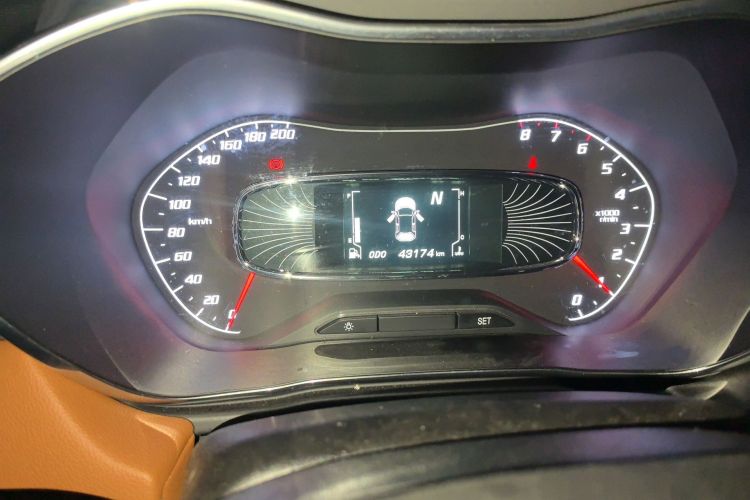 Used Baojun 510 2017 1.5L Automatic Luxury Model Odometer Close Up