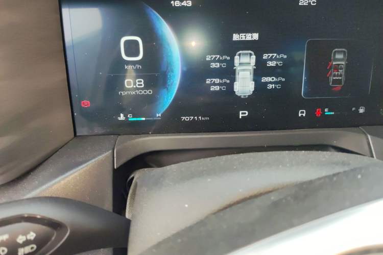 Used Tank 300 2021 City Edition 2.0T—Truly Stylish Odometer Close Up