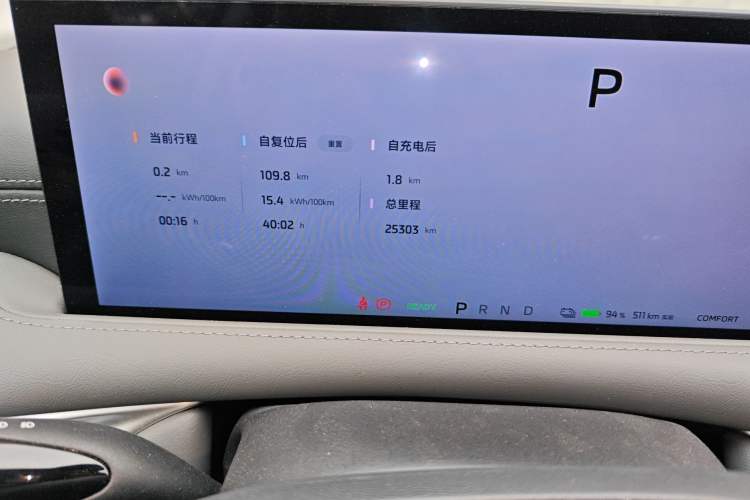 Used IM L6 2024 Max Enhanced Performance Edition Odometer Close Up