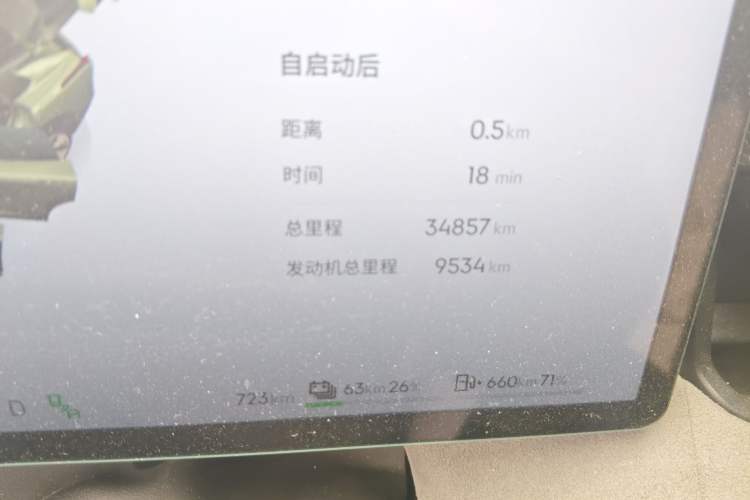 Used Lynk & Co 08 EM-P 2025 245km Ultra-Long Range Halo Odometer Close Up