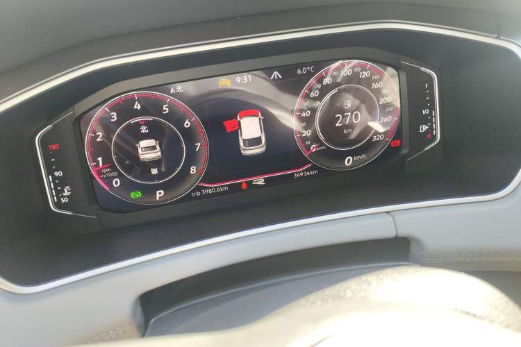 Used Volkswagen Tayron X 2023 330TSI Two-Wheel-Drive Flagship Smart Edition Instrument Cluster