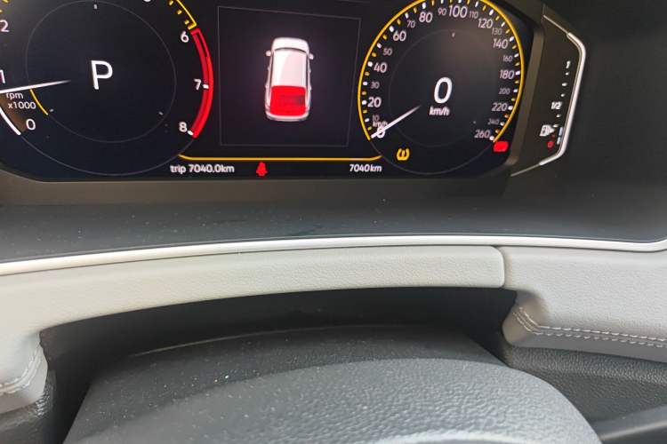 Used Volkswagen Tayron 2025 Zhongxiang Version 300TSI Odometer Close Up