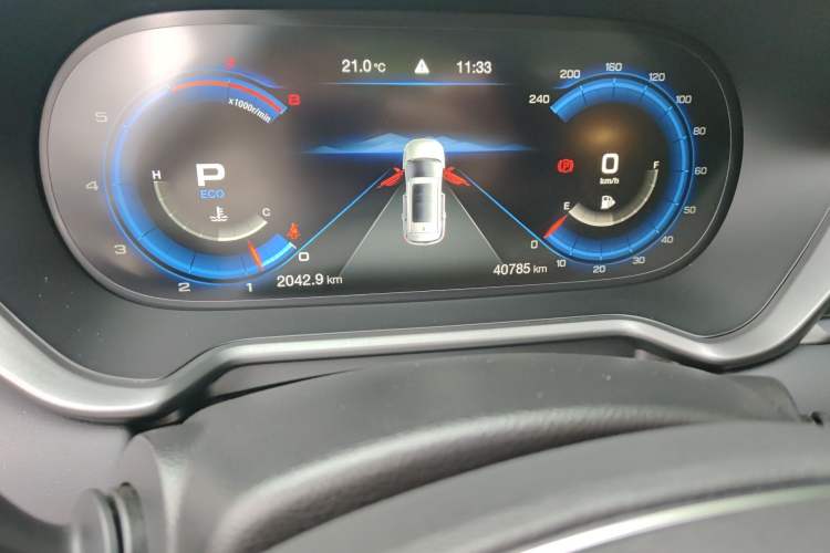 Used GAC Trumpchi GS4 2020 270T Automatic Smart Connectivity Edition Odometer Close Up