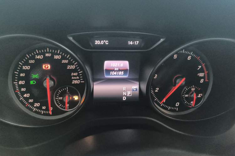 Used Mercedes-Benz GLA 2019 GLA 200 Dynamic Edition Odometer Close Up