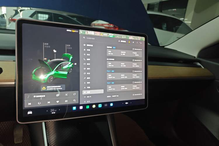 Used Tesla Model 3 2020 Standard Range Rear-Wheel Drive Upgraded Version Audio And AC Panel