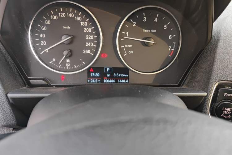 Used BMW 1 Series 2012 116i Leading Model Odometer Close Up