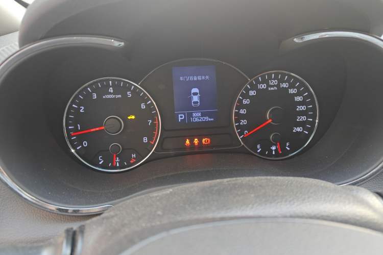Used Kia K3 2013 1.6L Automatic GL Odometer Close Up