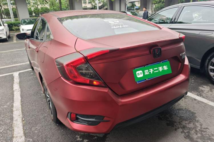 Used Honda Civic 2019 220TURBO CVT Dynamic Edition China V Rear Left 45 Deg